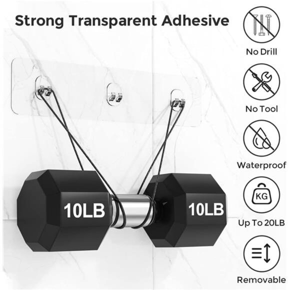 Adhesive Shower Caddy Shelf Shower Wall Organizer,Large Capacity Bathroom - Picture 4 of 7